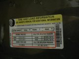 2005 Ford Ranger XLT SuperCab Tire Pressure Information