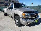 2005 Silver Birch Metallic GMC Sierra 3500 SLT Crew Cab 4x4 Dually #59054035