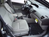 2012 Honda Civic Hybrid Sedan Gray Interior