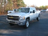 2011 Sheer Silver Metallic Chevrolet Silverado 2500HD LTZ Crew Cab 4x4 #59054286