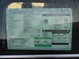 2012 Volkswagen Passat V6 SE Window Sticker