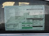 2012 Volkswagen Passat V6 SE Window Sticker
