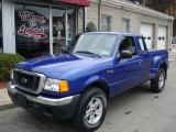 Sonic Blue Metallic Ford Ranger in 2004