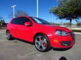 Tornado Red Volkswagen GTI in 2009