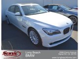 2012 Mineral White Metallic BMW 7 Series 750Li Sedan #59117203