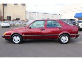 1996 Saab 9000 Rubin Red Metallic