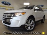 2012 White Platinum Metallic Tri-Coat Ford Edge Limited #59168504