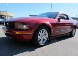 2008 Dark Candy Apple Red Ford Mustang V6 Premium Coupe #59169158