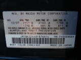 2008 MAZDA3 Color Code for Phantom Blue Mica - Color Code: 32C