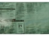 2012 Toyota Tacoma V6 SR5 Double Cab 4x4 Window Sticker