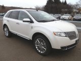 White Platinum Metallic Tri-Coat Lincoln MKX in 2012