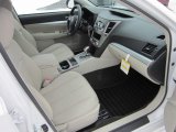 2012 Subaru Legacy 2.5i Warm Ivory Interior
