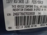 2007 Pacifica Color Code for Marine Blue Pearl - Color Code: PB6