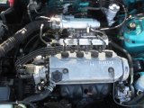 1994 Honda Civic DX Coupe 1.5 Liter SOHC 16-Valve Inline 4 Cylinder Engine