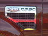 2008 Ford F350 Super Duty King Ranch Crew Cab 4x4 Dually Marks and Logos