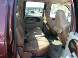 2006 Ford F350 Super Duty King Ranch Crew Cab 4x4 Castano Brown Leather Interior