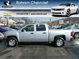 2012 Silver Ice Metallic Chevrolet Silverado 1500 LT Crew Cab 4x4 #59243442