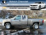 2012 Mocha Steel Metallic Chevrolet Silverado 1500 LT Extended Cab 4x4 #59243439