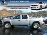 2012 Silver Ice Metallic Chevrolet Silverado 1500 LT Crew Cab 4x4 #59243434