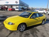 2005 Rally Yellow Chevrolet Cavalier LS Coupe #59243026