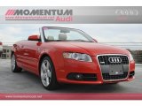 2009 Misano Red Pearl Effect Audi A4 2.0T quattro Cabriolet #59243408