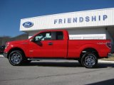2012 Race Red Ford F150 XLT SuperCab 4x4 #59242550