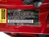 2010 RX Color Code for Matador Red Mica - Color Code: 3R1