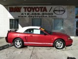 2001 Laser Red Metallic Ford Mustang V6 Convertible #59242495