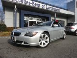 2005 Silver Grey Metallic BMW 6 Series 645i Convertible #59243195