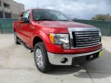 2012 Red Candy Metallic Ford F150 XLT SuperCrew 4x4 #59242760