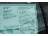 2012 Volvo S60 T6 AWD Window Sticker