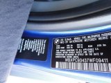 2007 BMW X3 3.0si Info Tag