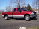 2002 Toreador Red Metallic Ford F350 Super Duty XLT SuperCab 4x4 #59319725