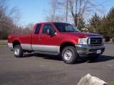 2002 Ford F350 Super Duty XLT SuperCab 4x4 Front 3/4 View