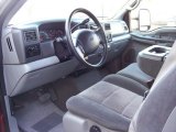 2002 Ford F350 Super Duty XLT SuperCab 4x4 Medium Flint Interior