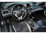 2008 Honda Accord EX-L Coupe Black Interior
