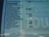 2012 Ford F150 XLT SuperCab Window Sticker