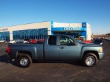 2009 Blue Granite Metallic Chevrolet Silverado 1500 LS Extended Cab #59319636