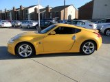 Chicane Yellow Nissan 370Z in 2009