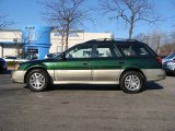 2002 Timberline Green Subaru Outback Wagon #59375966