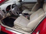2008 Nissan Altima 2.5 S Coupe Blond Interior