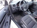 2010 Volkswagen Jetta Wolfsburg Edition Sedan Titan Black Interior