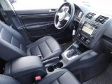 2010 Volkswagen Jetta Wolfsburg Edition Sedan Titan Black Interior