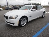 Alpine White BMW 7 Series in 2010