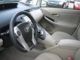 2011 Toyota Prius Hybrid V Misty Gray Interior