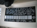 2011 Prius Color Code for Sandy Beach Metallic - Color Code: 4T8