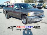 2012 Mocha Steel Metallic Chevrolet Silverado 1500 LS Regular Cab #59375821