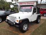 Stone White Jeep Wrangler in 2006