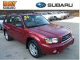 2003 Cayenne Red Pearl Subaru Forester 2.5 XS #59415569