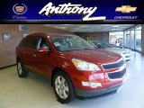 2012 Crystal Red Tintcoat Chevrolet Traverse LT AWD #59416278